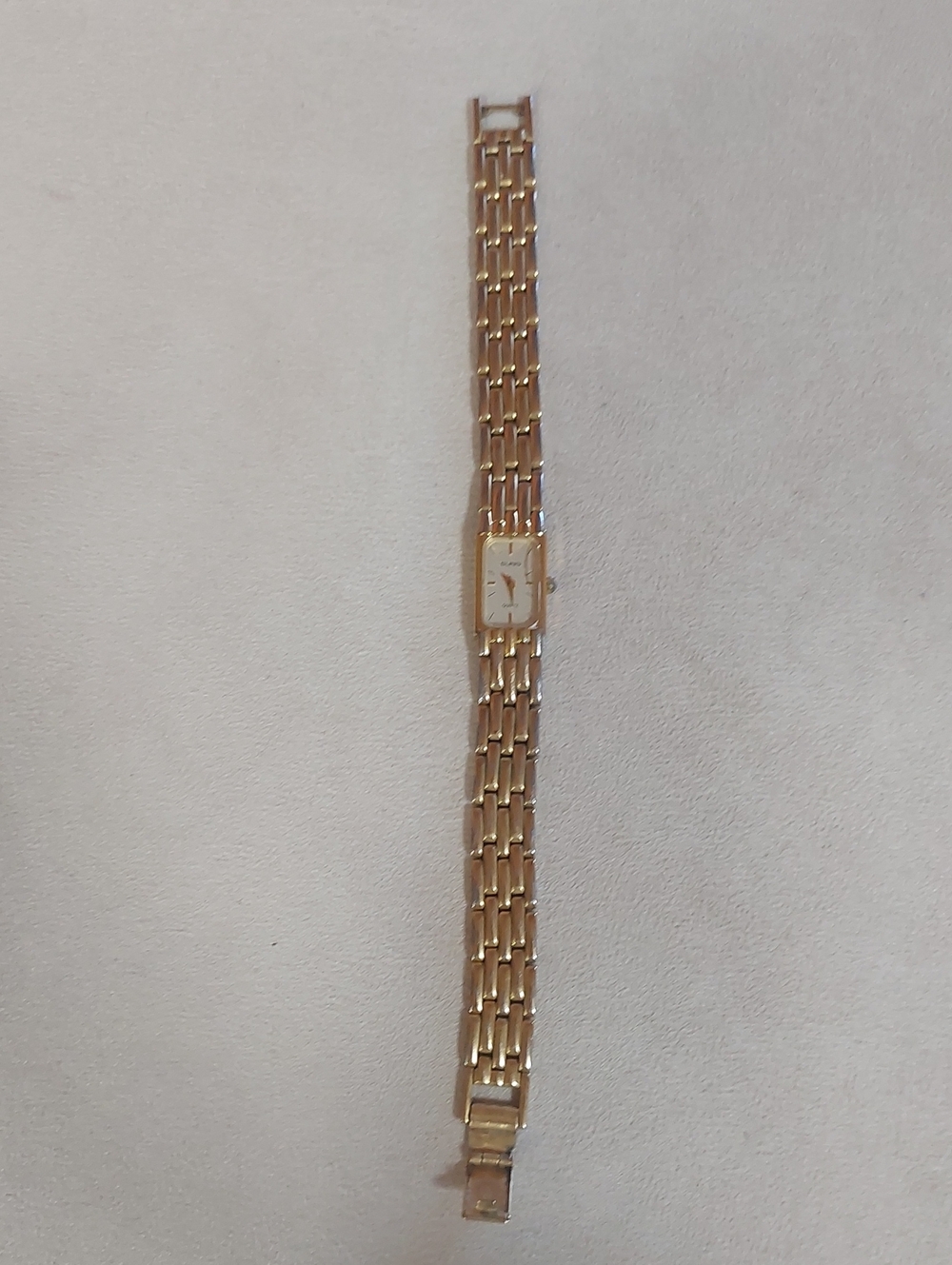 VINTAGE, Seiko Gold Tone Women's Link Bracelet Watch with White Dial